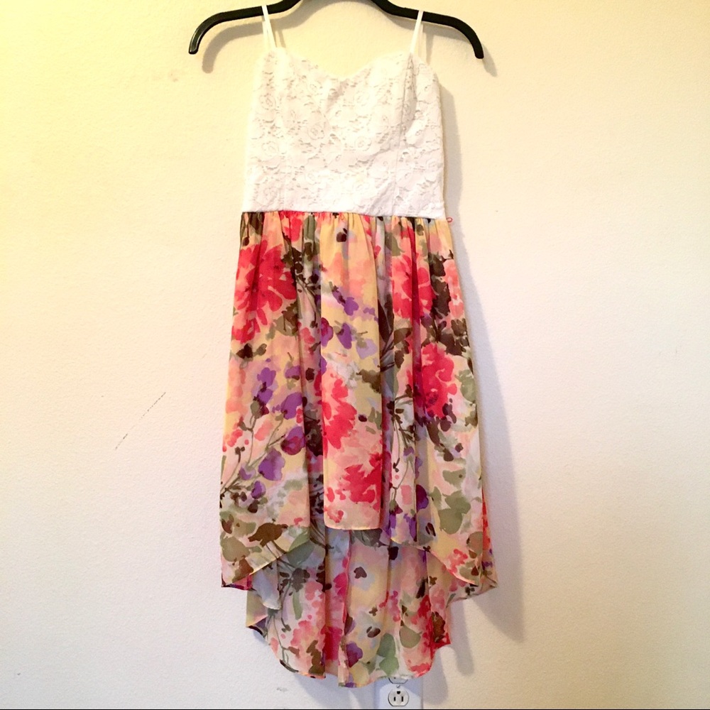 High-low spring dress